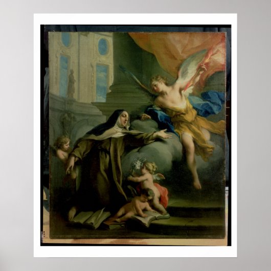 Visie van St. Teresa Poster (Voorkant)