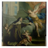 Visie van St. Teresa Tegeltje (Voorkant)