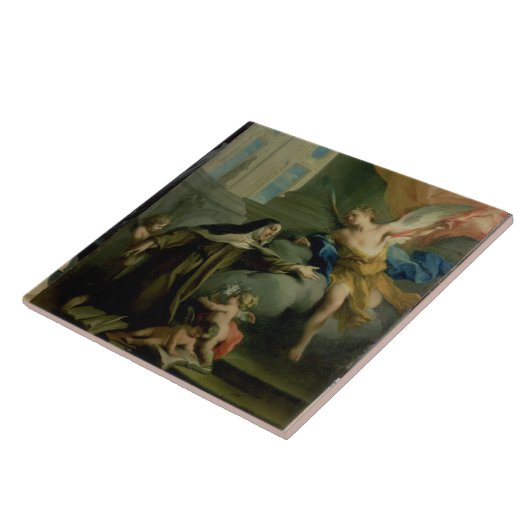 Visie van St. Teresa Tegeltje (Zijkant)