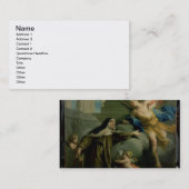 Visie van St. Teresa Visitekaartje (Voorkant / Achterkant)