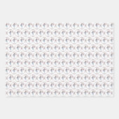 Visie van Sugar Plum Fairies Nutkraker Gift Wrap Inpakpapier Vel (Voorkant)