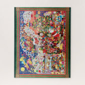 Visie van Sugarplums Jigzaag Puzzle met Border Legpuzzel (Verticaal)