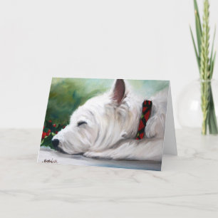 Visie van suikerhoudende Botten Feestdagen Kaart