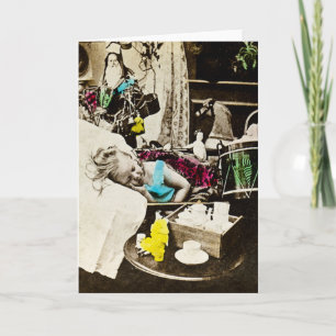 Visie van suikerstekkers - stereobeeld feestdagen kaart