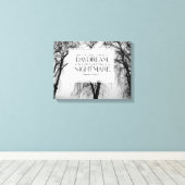 Visie zonder actie canvas afdruk (Insitu (Houten vloer))