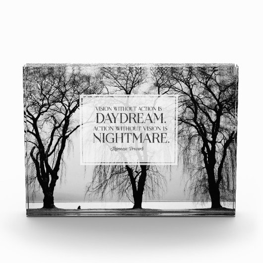 Visie zonder actie fotoblokken (Voorkant)