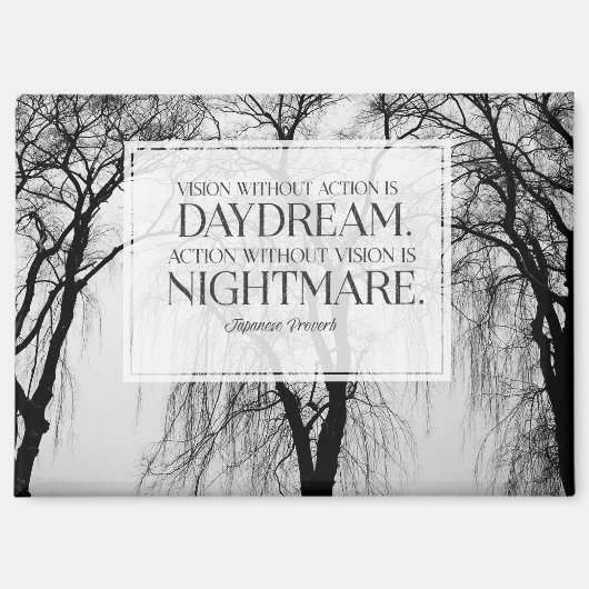 Visie zonder actie magneet (Voorkant)