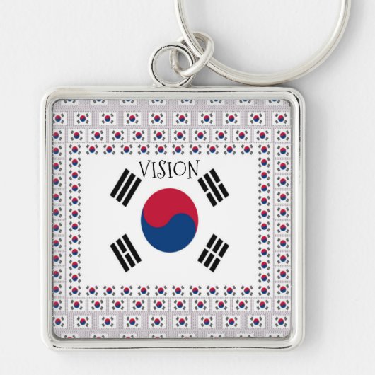 Visie Zuid-Korea Sleutelhanger (Voorkant)