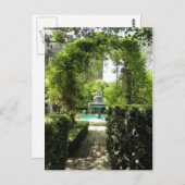 Visies van Charleston Fountain Briefkaart (Voorkant / Achterkant)