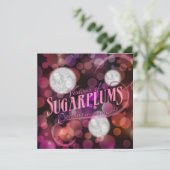 Visies van de Vakantie van de Foto Sugarplums Feestdagenkaart (Staand voorkant)