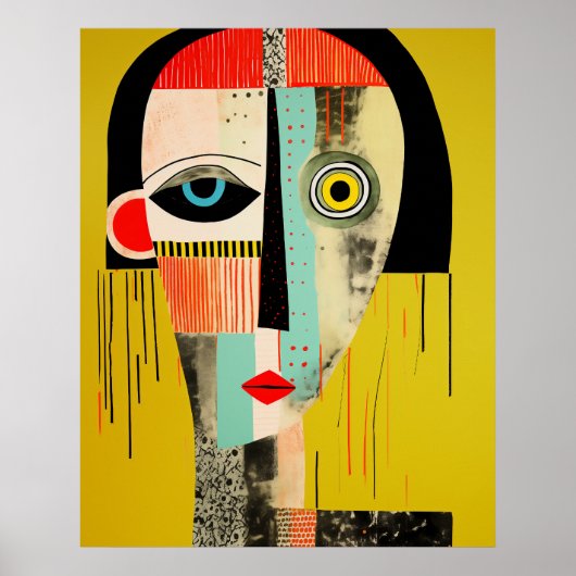 Visies van Dualiteit Abstract Poster (Voorkant)