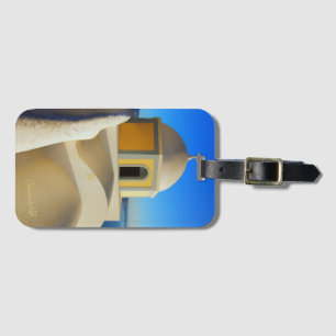 Visies van Griekenland: "Santorini Sunshine" Bagagelabel
