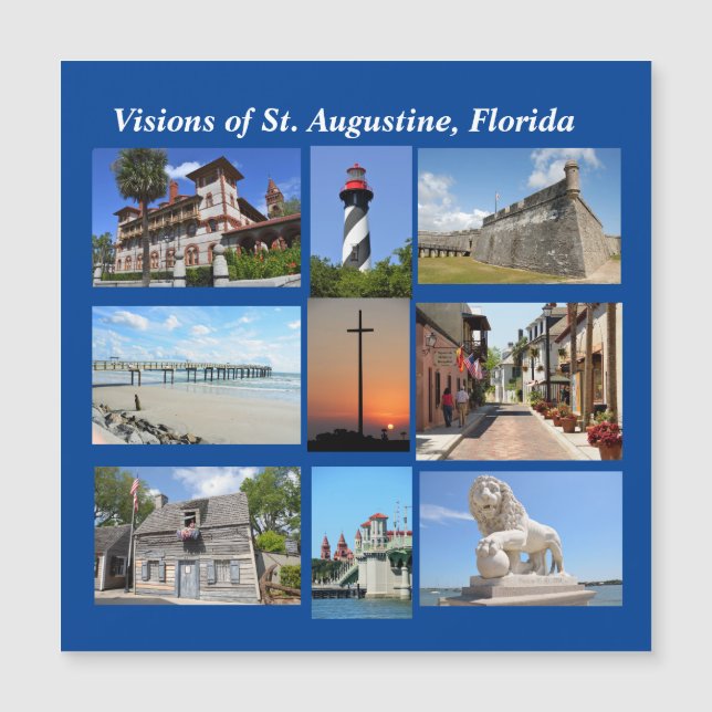 Visies van St. Augustine, Florida (Voorkant)