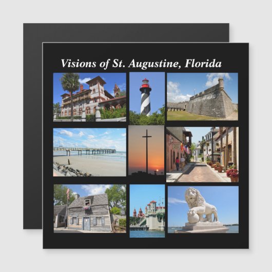 Visies van St. Augustine, Florida (Voorkant / Achterkant)