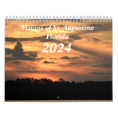 Visies van St. Augustine, Florida 2024 Kalender (Hoes)