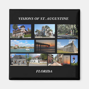 Visies van St. Augustine, Florida Magneet