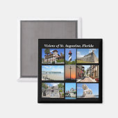 Visies van St. Augustine, Florida Magneet (Voorkant / Achterkant)