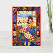 Visies van Sugarplums Feestdagen Kaart (Voorkant)