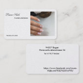 Visietenkarte Visitekaartje (Voorkant / Achterkant)