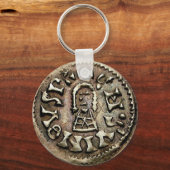 Visigoth Chindaswinth Gold Coin Obverse Sleutelhanger (Voorkant)
