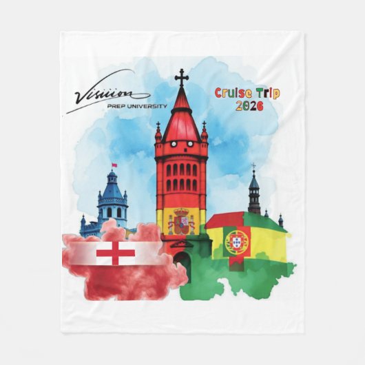 Visiiion Blanket Fleece Deken (Voorkant)