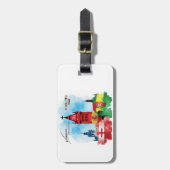 Visiiion Luggage Tag Bagagelabel (Voorkant verticaal)