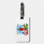 Visiiion Luggage Tag Bagagelabel (Achterkant verticaal)