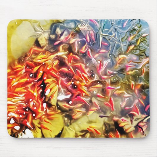 Visillustraties op een muismat (Voorkant)