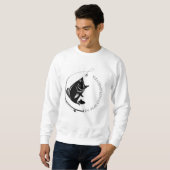 Vis'In for Compliments Mannen Sweatshirt (Voorkant volledig)