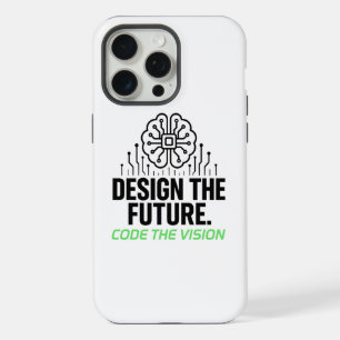 Visioen Algorithmisch Canvas: Abstracte Code iPhone 15 Pro Max Case