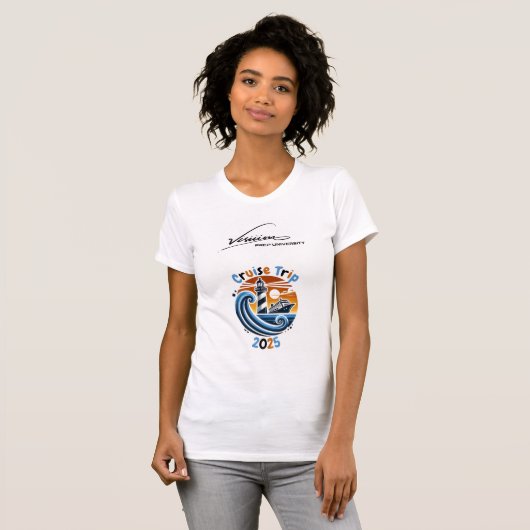 Visioen Cruise Trip merchandise T-shirt (Voorkant volledig)