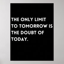 Visioen Overwinnen Twijfel Quote Klassiek