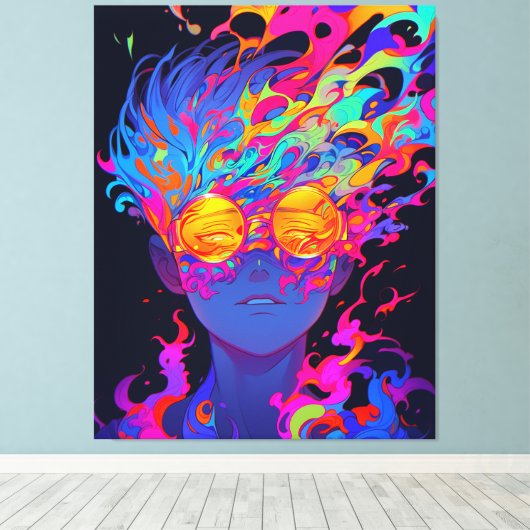 Visioenen ontrafeld #1 canvas afdruk (Insitu (Houten vloer))