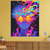 Visioenen ontrafeld #1 canvas afdruk (Insitu (Woonkamer))