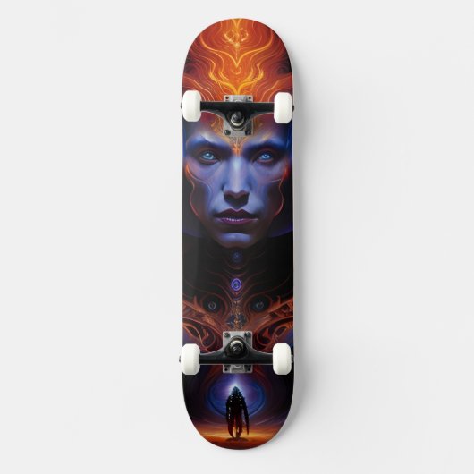 Visioenen van de toekomst persoonlijk skateboard (Voorkant)
