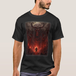 Visioenen van Hell Satan Duivels Demons Monster Sk T-shirt