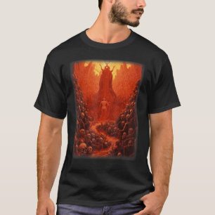 Visioenen van Hell Satan Duivels Demons Monster Sk T-shirt