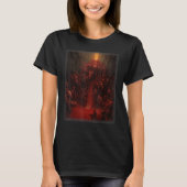 Visioenen van Hell Satan Duivels Demons Monster Sk T-shirt (Voorkant)