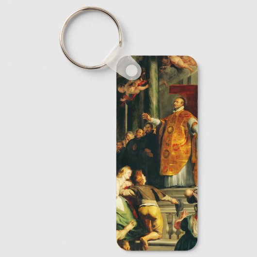 Visioenen van Ignatius door Peter Paul Rubens Sleutelhanger (Voorkant)
