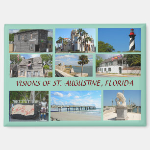 Visioenen van St. Augustine, Florida Magnet