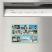 Visioenen van St. Augustine, Florida Magnet (Insitu (Vaatwasser))