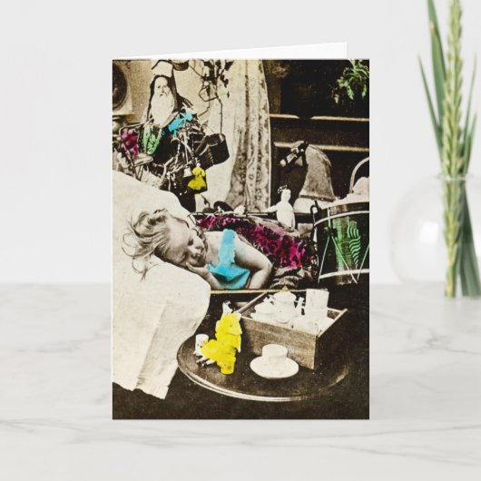 Visioenen van Suikerpruimen -  Stereoview Feestdagen Kaart (Voorkant)