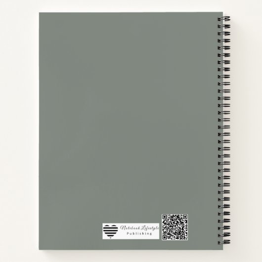 Vision Board Collage | Gescheurd Papier & Stempel. Notitieboek (Achterkant)