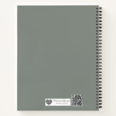 Vision Board Collage | Torn Paper & Stamp... Notitieboek (Achterkant)