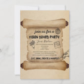 Vision Board Party Girls Night Hand Draw  Kaart (Voorkant)