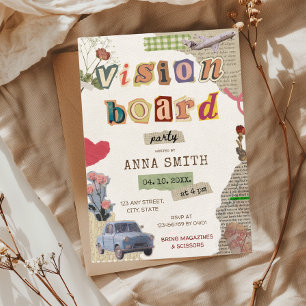 Vision Board Party Girl's Night Kaart