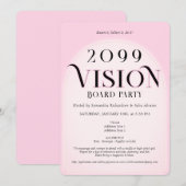 Vision Board Party Sorority Women Networking Event Kaart (Voorkant / Achterkant)