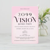 Vision Board Party Sorority Women Networking Event Kaart (Staand voorkant)