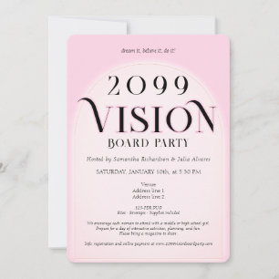Vision Board Party Sorority Women Networking Event Kaart