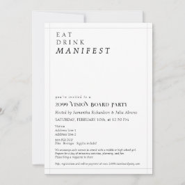 Vision Board Party Vrouwen Networking Workshop Kaart